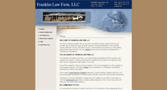 Desktop Screenshot of franklinlawfirm.com